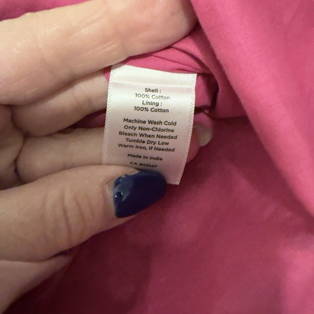 Talbots Women's Petite Bright Floral Tank 100% Cotton Size 14wp - Picture 4 of 6